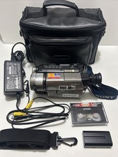 Sony Handycam CCD-TRV43 Hi-8 Camcorder 330x DZ Night vision Remote Ambico Bag