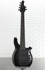 Ernie Ball Music Man Bongo 6HH Electric Bass Guitar - Stealth Black