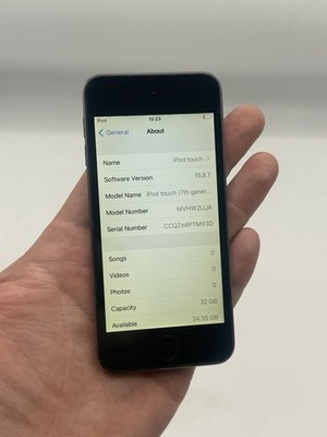 Apple iPod Touch 7th Gen 32GB Space Gray A2178