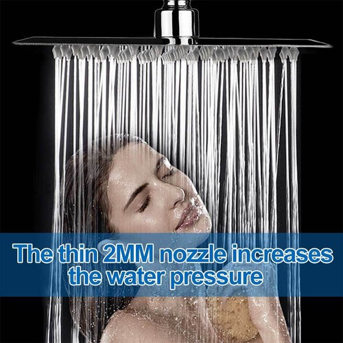 Duschkopf Edelstahl Kopfbrause Regendusche Regenbrause Brausekopf Duscharm V304+ - Bild 7 von 41