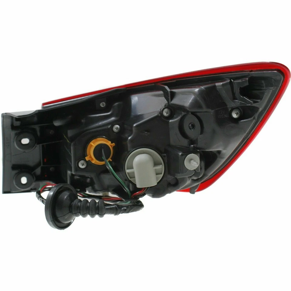 Conjunto de lanterna traseira esquerda do lado do motorista tipo LED compatível com 2016 2017 2018 Mazda CX-3 - Imagem 2 de 3