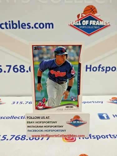 2014 TOPPS SERIES TWO JOSE RAMIREZ ROOKIE CARD #424 QTY AVAIL