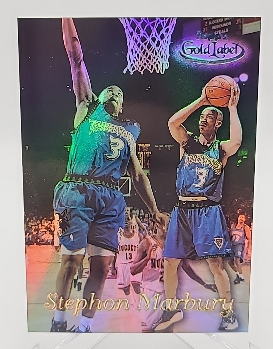 1998-99 Topps Gold Label Black Label Stephon Marbury Class 1 #GL8 Timberwolves