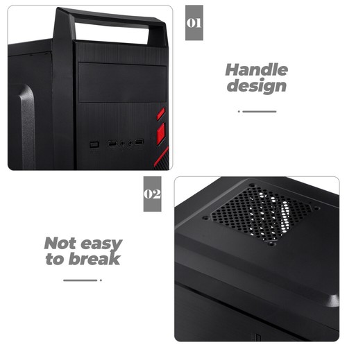 Mini Case Office Small Pc Computer Host Container Modified Chassis - Afbeelding 4 van 12