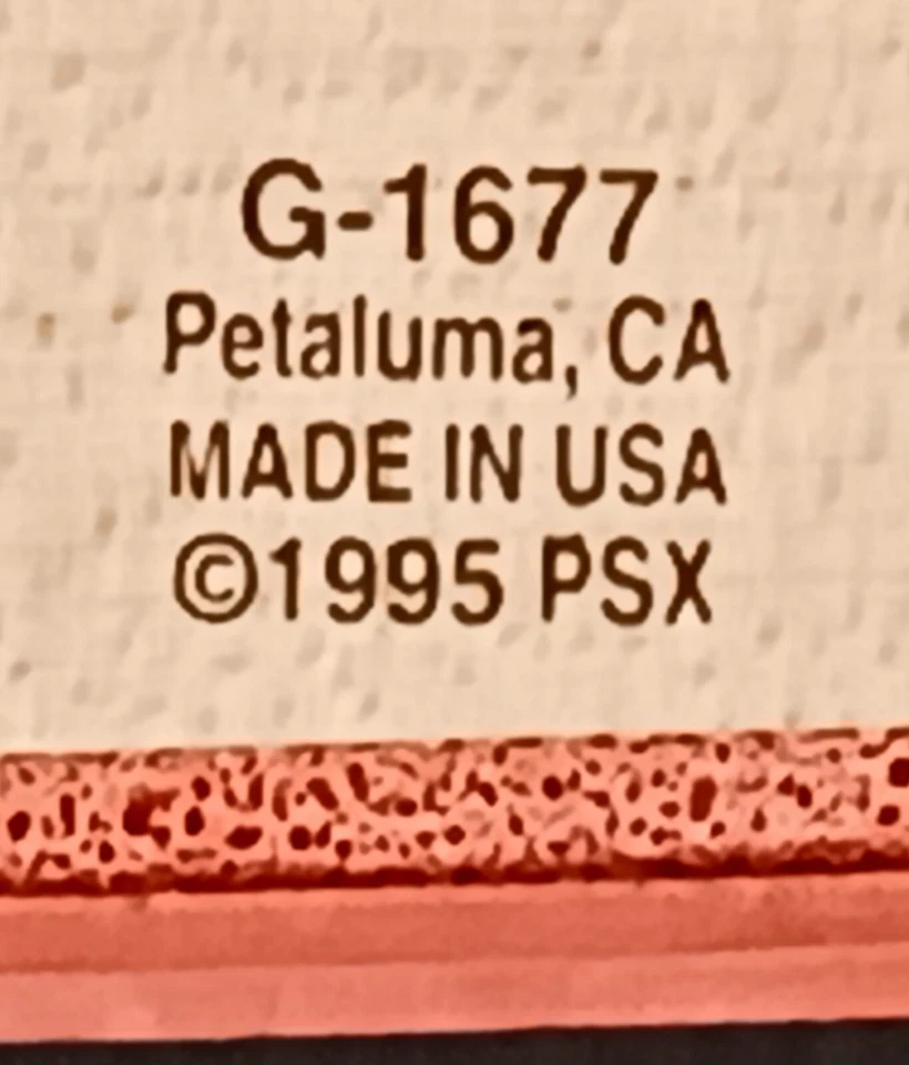 Golf Bag Clubs Tees & Balls 18 Holes Springtime PSX Rubber Stamp G-1677 - Image 4 of 4