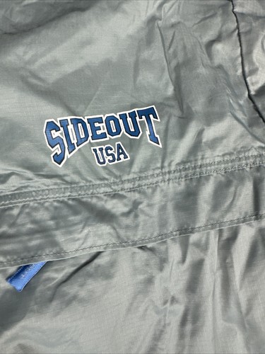 Sideout USA Vintage Hoodie Windbreaker Jacket Youth XL 18-20 Adult Small - Picture 3 of 7