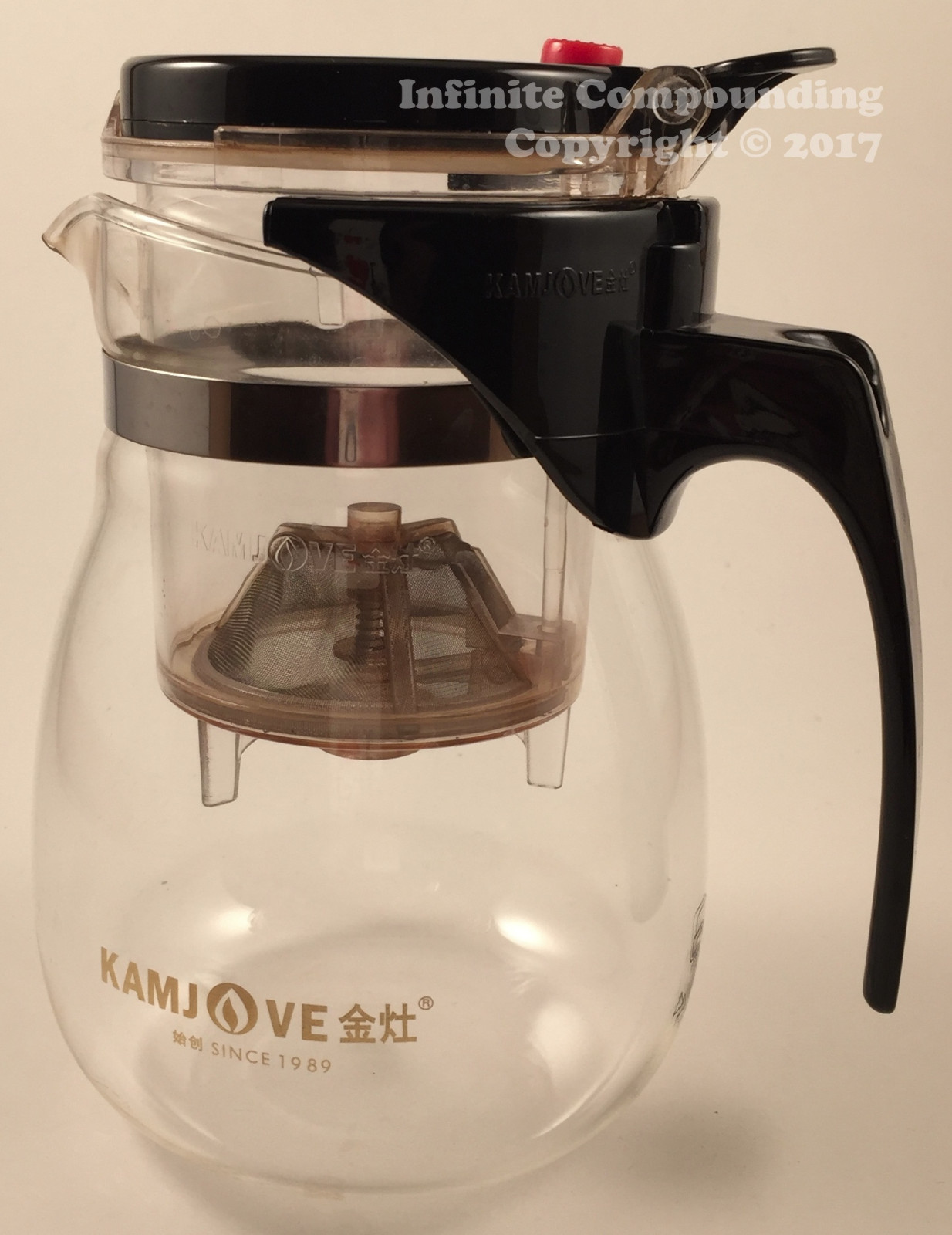 KAMJOVE TP 757 Glass Gongfu Teapot Home & Garden Tea Kettles Kamjove E 400