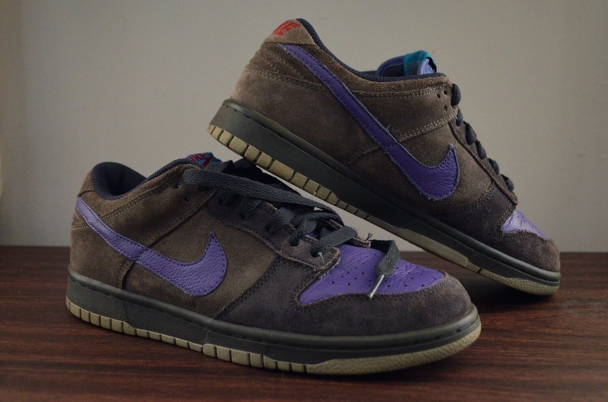 Preowned Nike Dunk Low CL Newsprint / Varsity Purple Preowned Nike Dunk Low CL Newsprint / Varsity Purple
