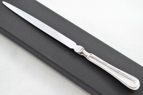 Sheffield Sterling Silver Handled Letter Opener Rattail Pattern 1918