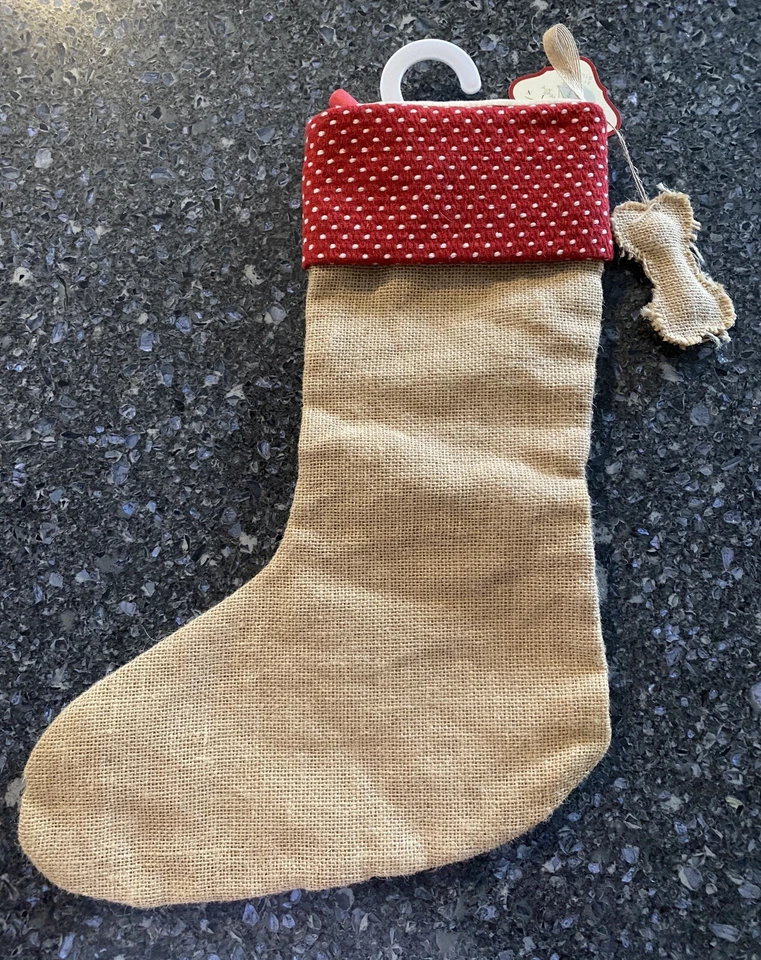 Medias de Navidad I Love My Dog Perro Medias Vacaciones Colgantes Decoración de Huesos Foto 3 de 3