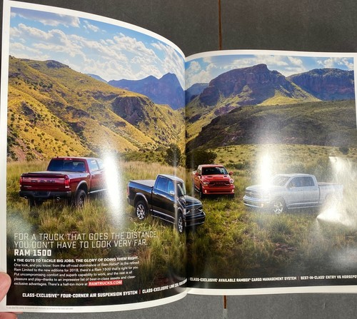 Dodge Ram 1500 2017 (64p) & 2018 (70p) PickUp Truck Deluxe Dealer Sales Brochure - Picture 10 of 12