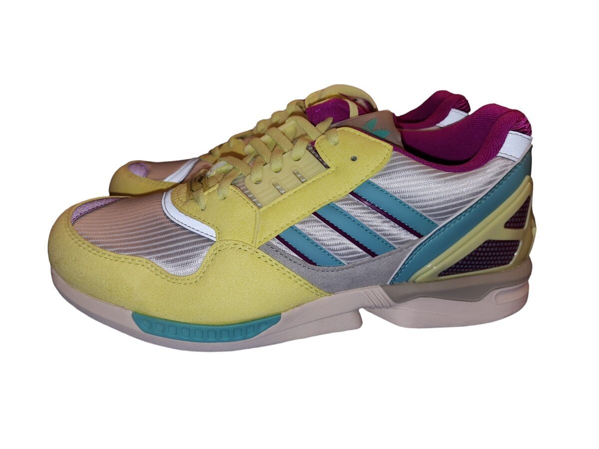 adidas ZX9000 Pulse Yellow Silver Green White Purple Easter adidas ZX9000 Pulse Yellow Silver Green White Purple Easter