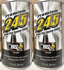 BG 245 Premium Diesel Fuel System Cleaner, 11 oz. Can 2 Pack