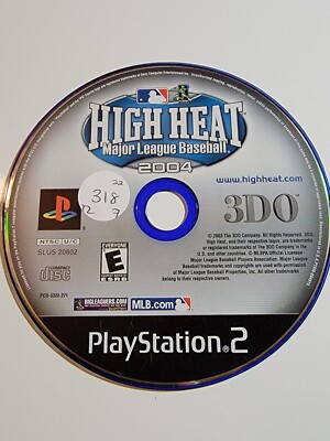 High Heat Major League Baseball 2004 (Sony PlayStation 2, 2003) PS2
