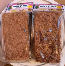 X's 2 Coco Coconut Fiber Tropical Comfy Cozy Nest Nesting Box Material Bed Bird