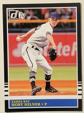 2019 Donruss #202 HOBY MILNER 85 Retro - Tampa Bay Rays - NM/Mint
