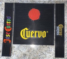 Set Of 3 Jose Cuervo Tequila Mats Large Square Rubber Bar Mat 2 Pour Spill Mats