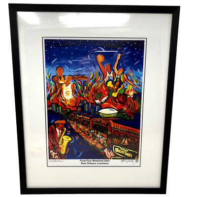 VTG John Bukaty 2003 ''Madness'' Final 4 New Orleans 42/50 Signed Syracuse Kansas