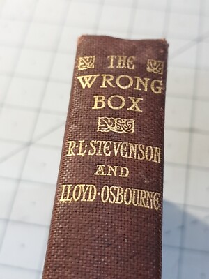 The Wrong Box Robert Louis Stevenson Longmans 1899 HB Buch