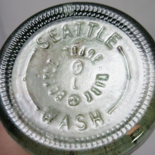 8 Coke Cola Bottles Green Tint Clear Trade Mark 6.5oz Cities Portland Seattle + - Picture 3 of 12