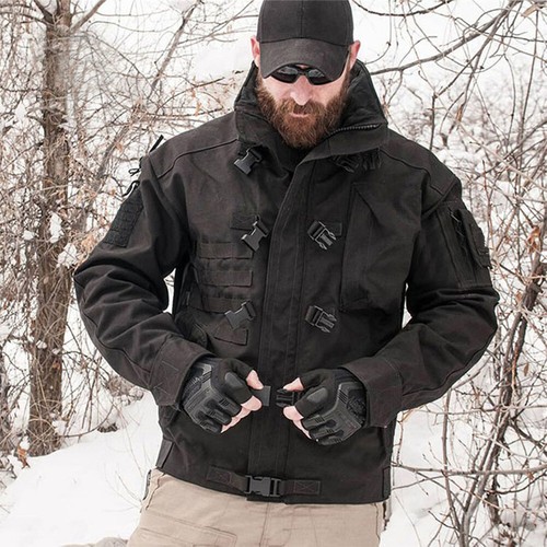 Wasserdichte US Army Herren Taktische Jacke Winddicht Militär Hartschalenjacke - Bild 6 von 26