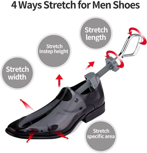 Shoe Stretcher for Women Men Wide Feet 4-Way Adjustable Shoe Expander Widener - Picture 3 of 11