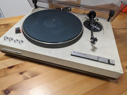 Kenwood KD-500 Direct Drive Turntable, on Marble Plinth (No Tonearm) - Picture 2 of 14