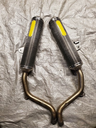 07 08 Ducati Monster 695 ARROW Exhaust Pipe Muffler Silencer Carbon Fiber #8695