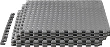 24SQFT-120SQFT Puzzle Exercise Mat for Home Gym, EVA Interlocking Foam Floor Til