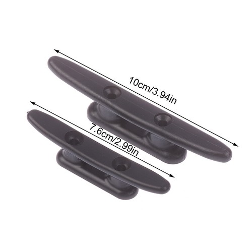 Nylon Low Flat Cleat Open Base Cleat With 2 Screws Marine Boat Rope Accessori-wf - Afbeelding 3 van 16