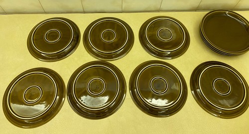 ORIGINAL MELITTA VINTAGE GESCHIRR 41TEILIG BRAUN POTTERY 70ER JAHRE - Bild 4 von 21