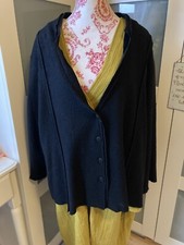 Zep Zep Jacke Schwarz Kurz  Gr 2 Wolle Viscose 