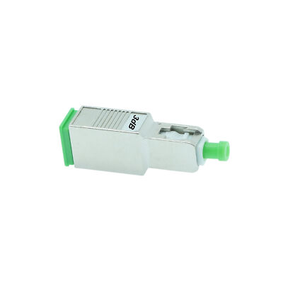 SC/APC SM Attenuator F-M 3dB Metal Green
