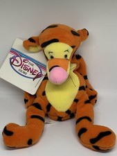 Vintage Winnie The Pooh Tigger Beanbag Plush 9  With Tags Retired Disney Store