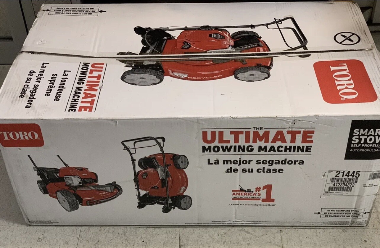 Toro 21445 22 In Recycler Self Propel W SmartStow Gas Lawn Mower toro-21445-22-in-recycler-self-propel-w-smartstow-gas-lawn-mower