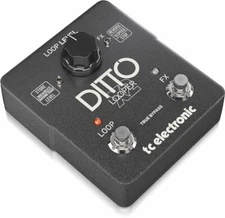 TC Electronic DITTO X2 LOOPER Highly Intuitive Looper Pedal with Dedicated Stop