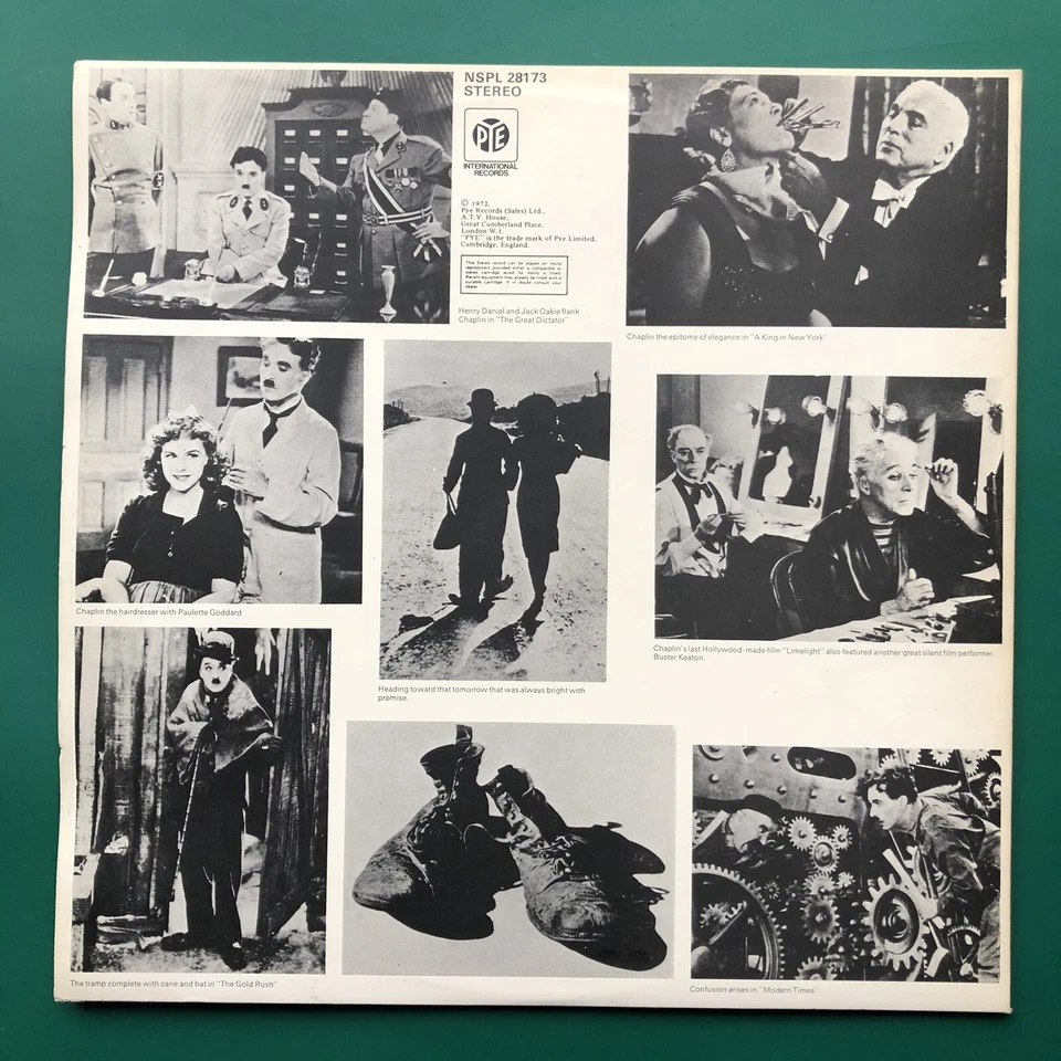 Michel Villard FILMS OF CHARLIE CHAPLIN Comedy Classical Jazz Pop Soundtracks LP - Image 2 of 4