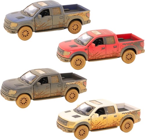 Toyland® 13 cm (5") Pull Back & Go Druckguss Schlamm 4x4 - 1 zufällig ausgewählt (HL172)