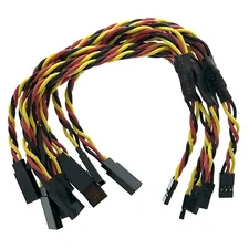 (5) JR/Hitec Y Servo Extension Leads / Splitters with 20CM Heavy Duty 20awg Wire