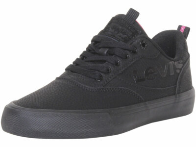 Levis Women's Naya-Anti 529794 Sneakers Low-Top Shoes Black Mono Chrome