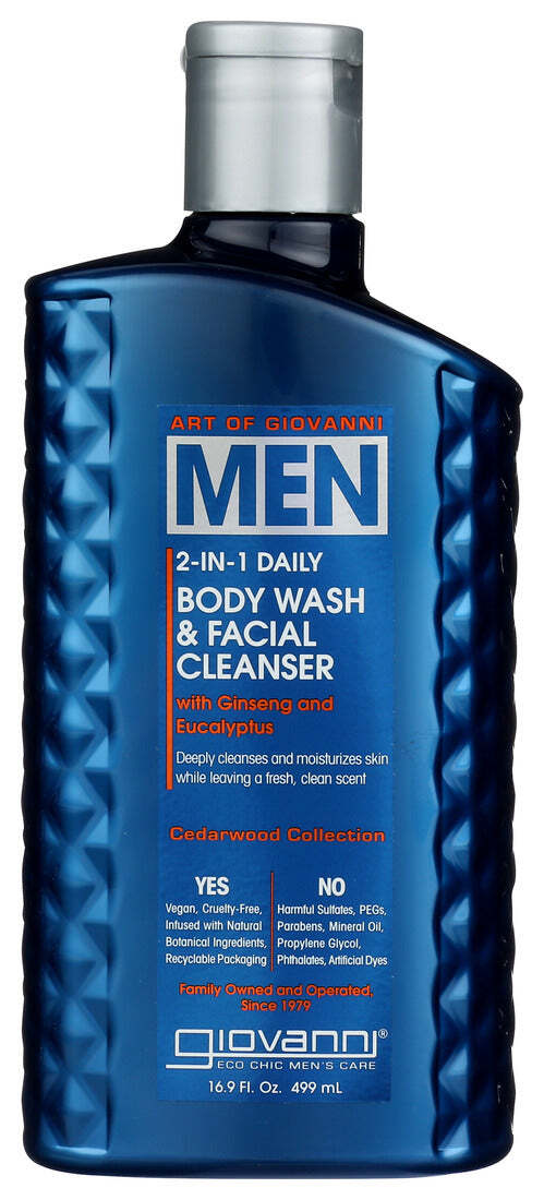 Giovanni 2N Body Wsh&Face Men Cdwd по 1 штуке по 16,9 унции
