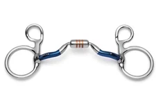 Cavalon Baucher Low Port Capsule Sweet Iron Snaffle Bit