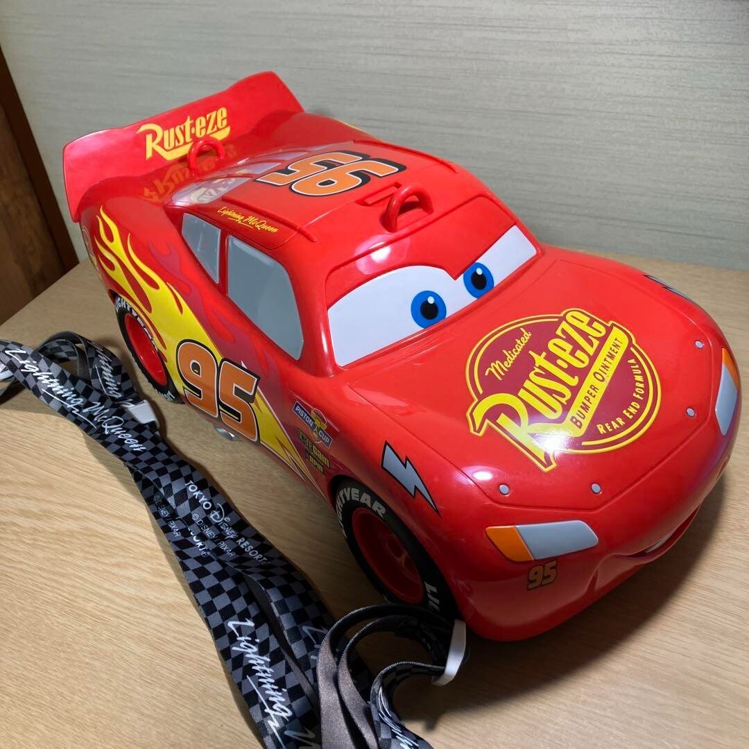 Cars Lightning McQueen Popcorn Bucket Figure Tokyo Disney Cars Lightning McQueen Popcorn Bucket Figure Tokyo Disney