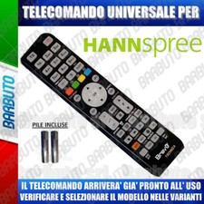 TELECOMANDO UNIVERSALE HANNSPREE CLICCA IL TUO MODELLO LO RICEVERAI GIA PRONTO