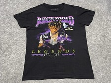 Juice World Medium black Shirt Legends Live Forever Rap Chains