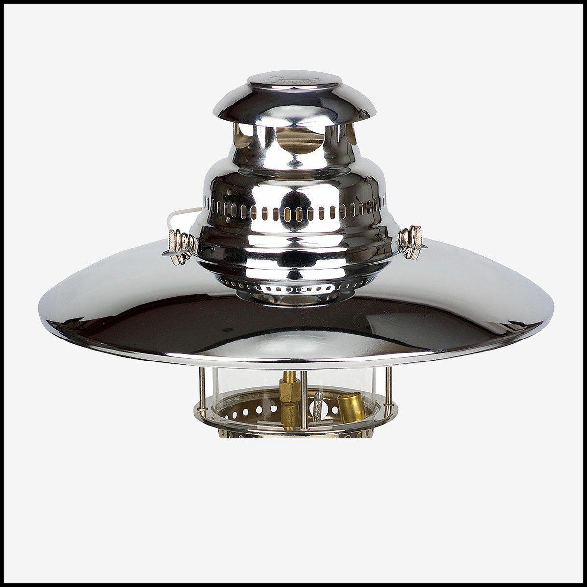 PETROMAX LANTERN TOP REFLECTOR CHROME FINSISH for HK350 and PETROMAX LANTERN TOP REFLECTOR CHROME FINSISH for HK350 and