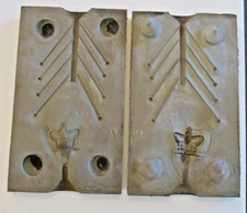VTG Robertson Clan Family Crest Shield Casting Mold Block Pins & Crown