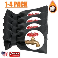 4x Winter Antifreeze Outdoor Faucet Cover Insulated Outdoor Garden Faucet Socks