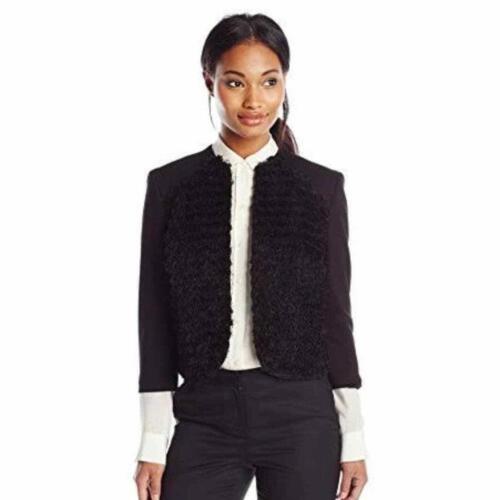 NWT Nine West Women's Eyelash Ponte Flyaway Jacket 16
