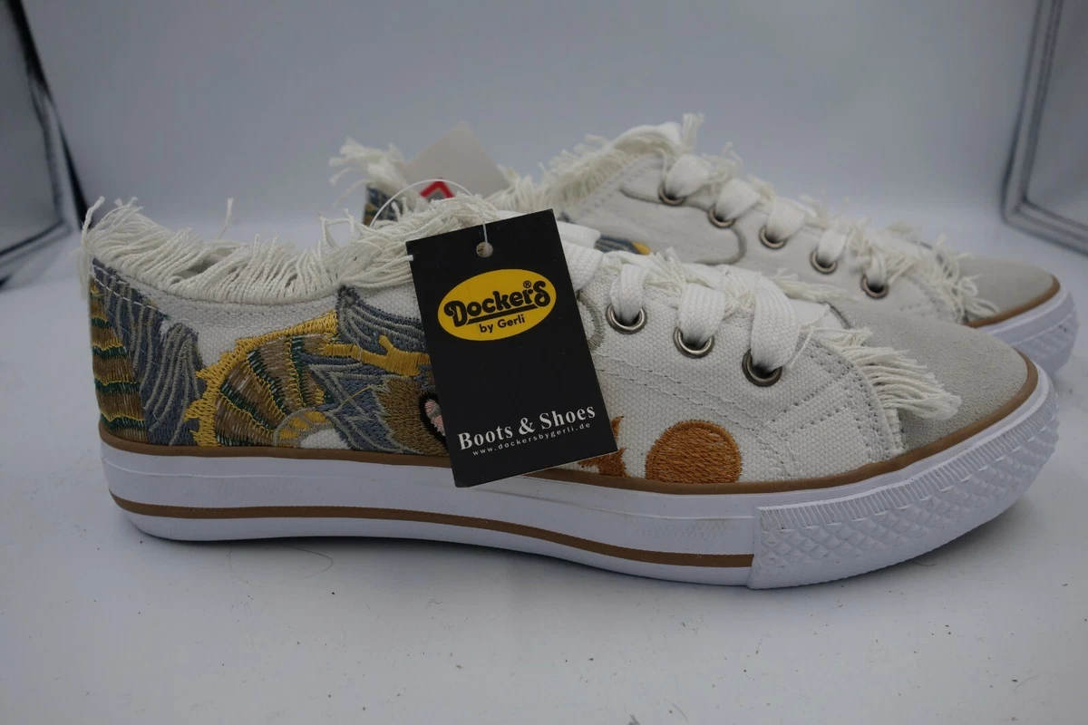 ES0559 Damen Sneaker von Dockers, weiß, 38